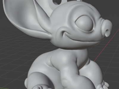 Stitch llavero stl
